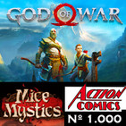 LODE 8x36 –Archivo Ligero– GOD OF WAR 2018, Action Comics nº 1.000, Myce & Mystics
