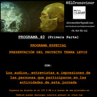 El Cronovisor. Programa 40 (Programa Especial Primera Parte). Presentación Terra Levis.