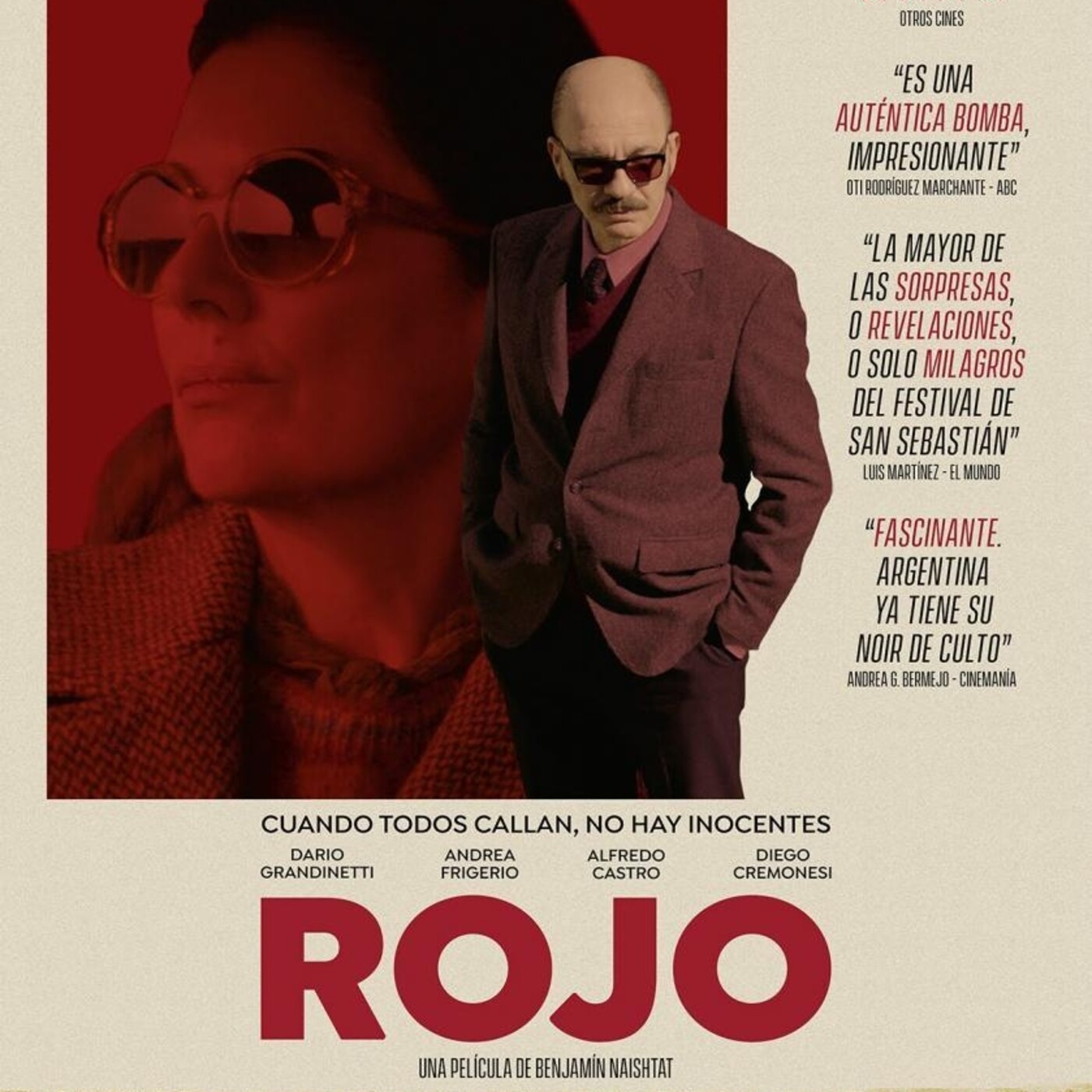 Rojo (2018) Thriller Drama peliculas audesc podcast en Escuchando