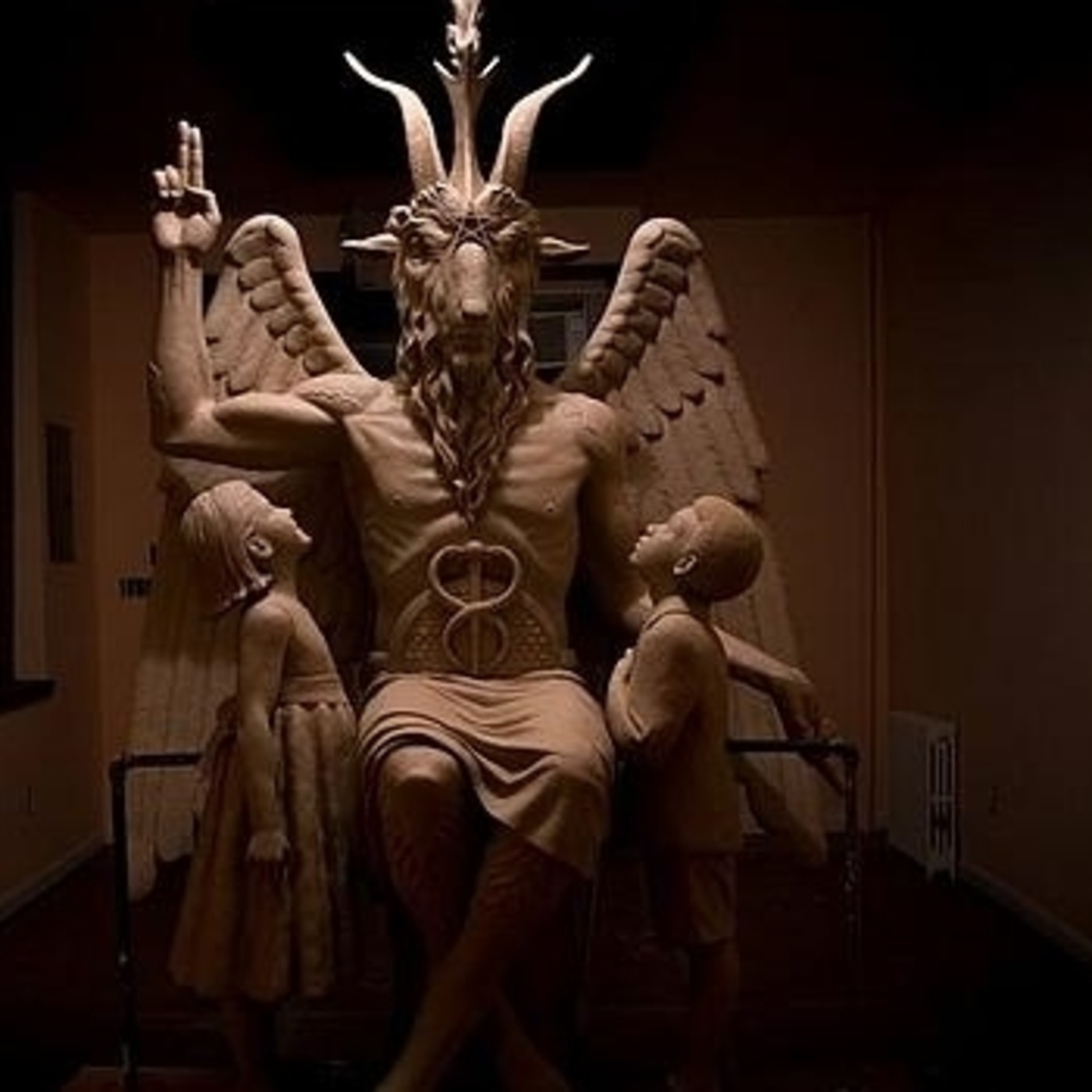 Baphomet statue in lahore