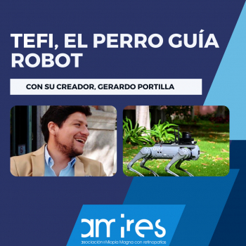 Así es Tefi, el robot español que funciona como perro guía para
