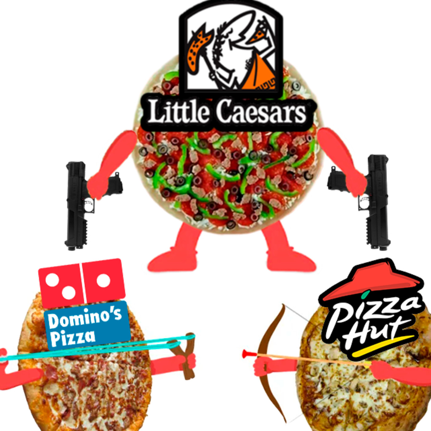 domino s pizza little caesars