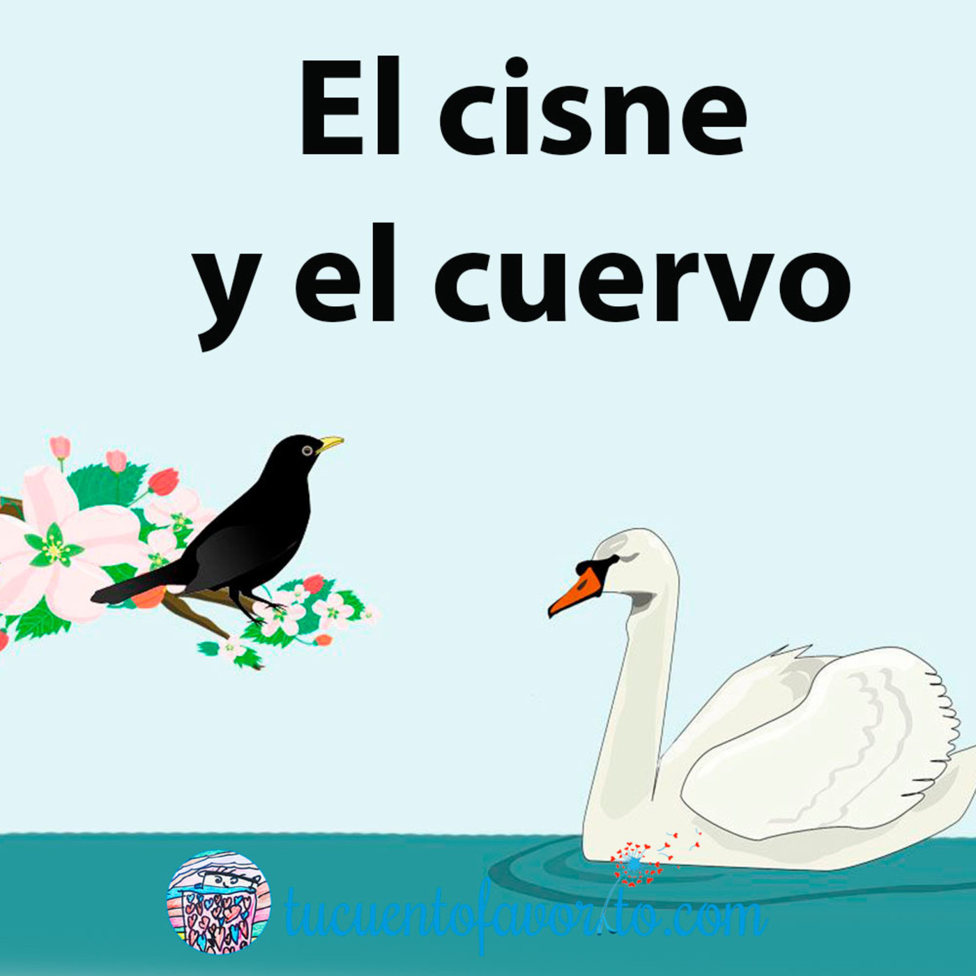 El cisne y el cuervo, una fábula de John Gay Fábulas populares con