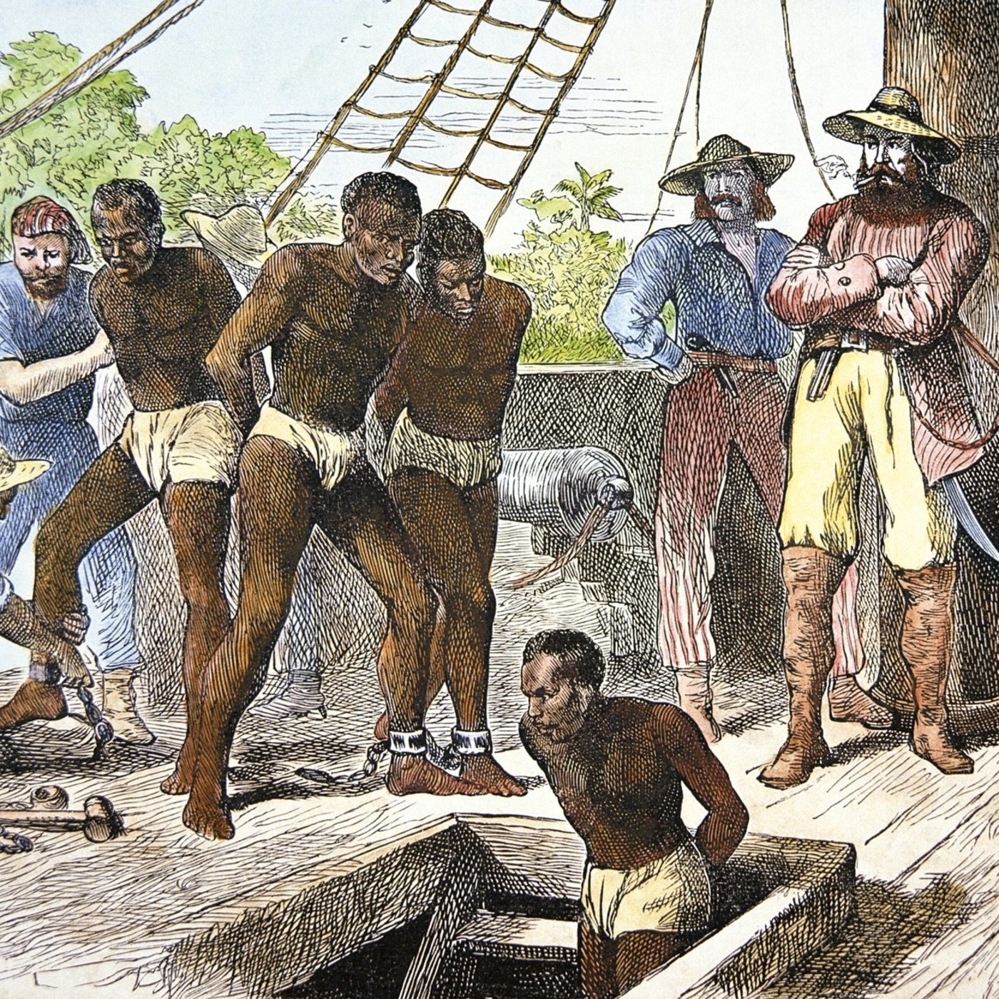 Naked teen boys slave ship