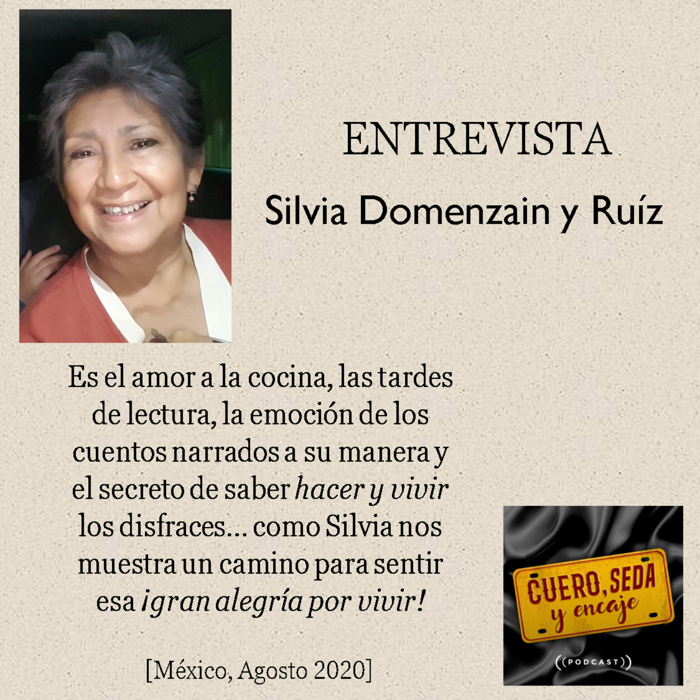 Entrevista a Silvia Domanzain y Ruíz