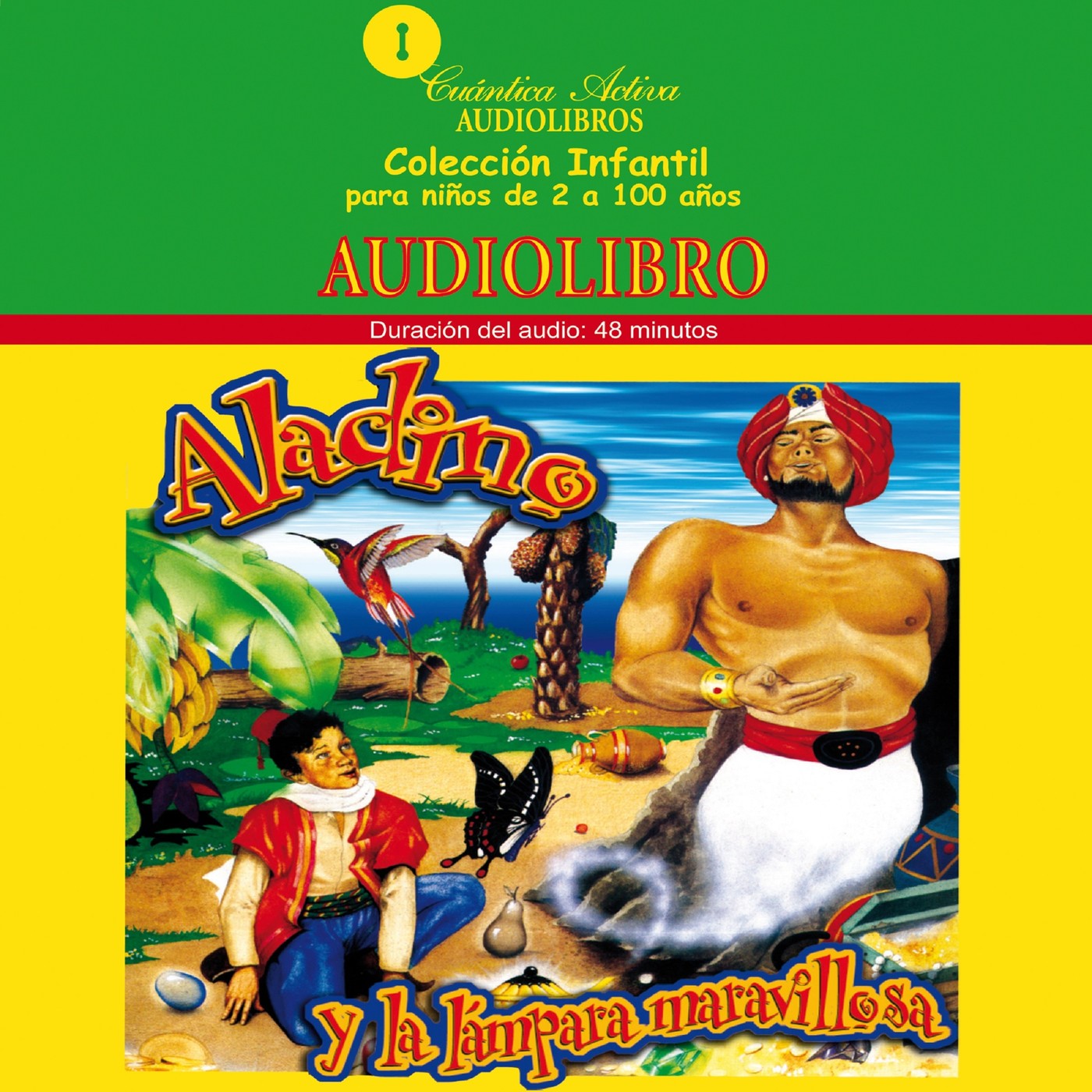 9061562686957 XXL - aladino y la lampara maravillosa - anonimo cuantica activa - (Audiolibro Voz Humana)