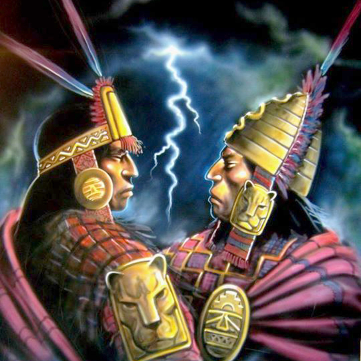 La guerra entre Incas