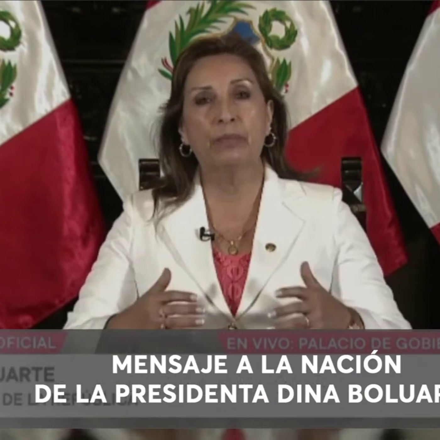 Mensaje A La Naci N Per De La Presidenta Dina Boluarte