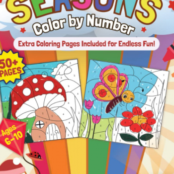 epub Seasons Color by Number for kids: Extra Coloring Pages
