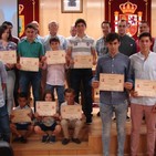Entrega de diplomas en la escuela taurina de Navas del Rey
