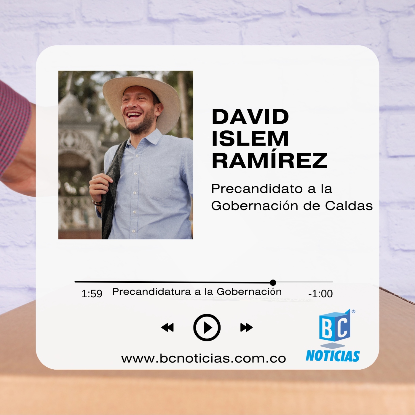 Entrevista Con David Islem Ramírez, Precandidato A La Gobernación De ...