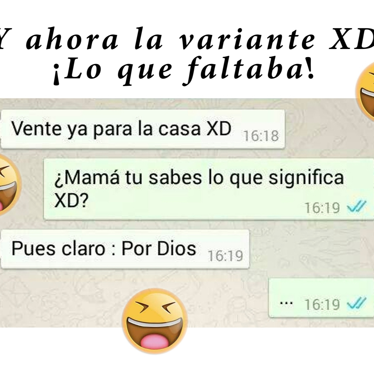 Qué significa XD?