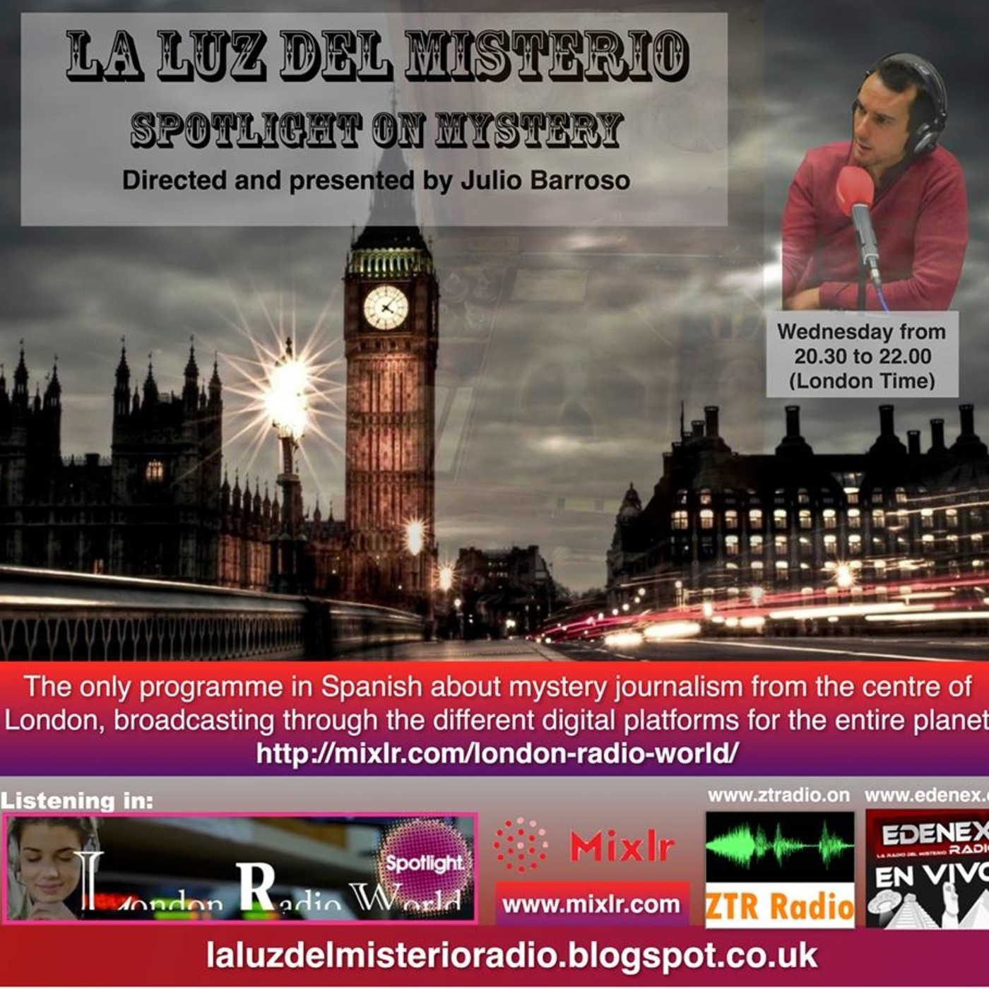 La Luz del Misterio 1/3/2017 ESPECIAL OVNI CON I. GABILONDO/JESÚS HERMIDA/LA NASA