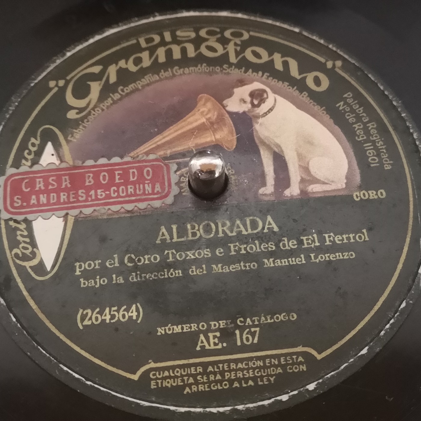 Sección Modia. Gravacións históricas