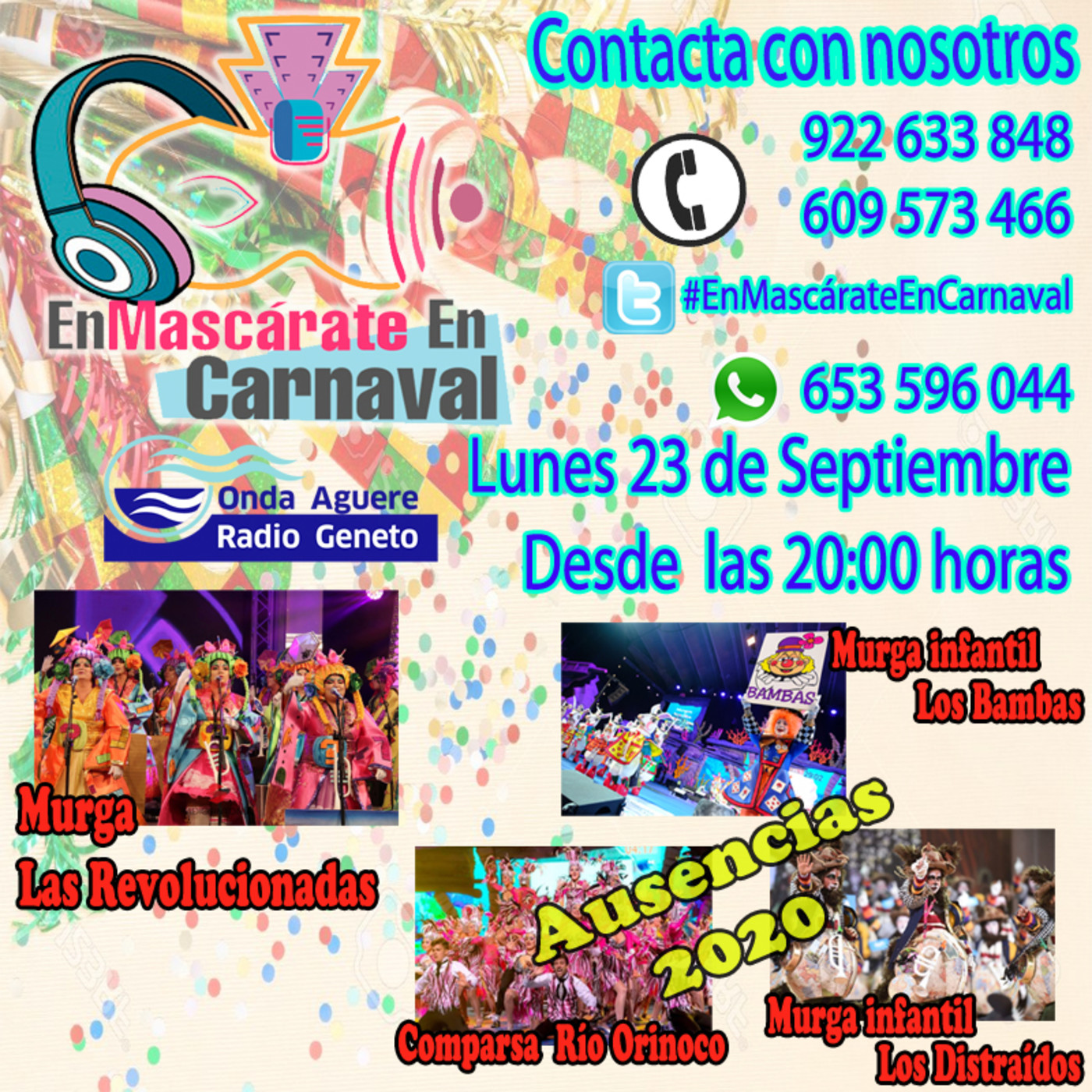Enmascárate en Carnaval