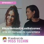 Vera Galindo y Laura Alloza de #NosVemosEnLosBalcones, arte en tiempos de cuarentena