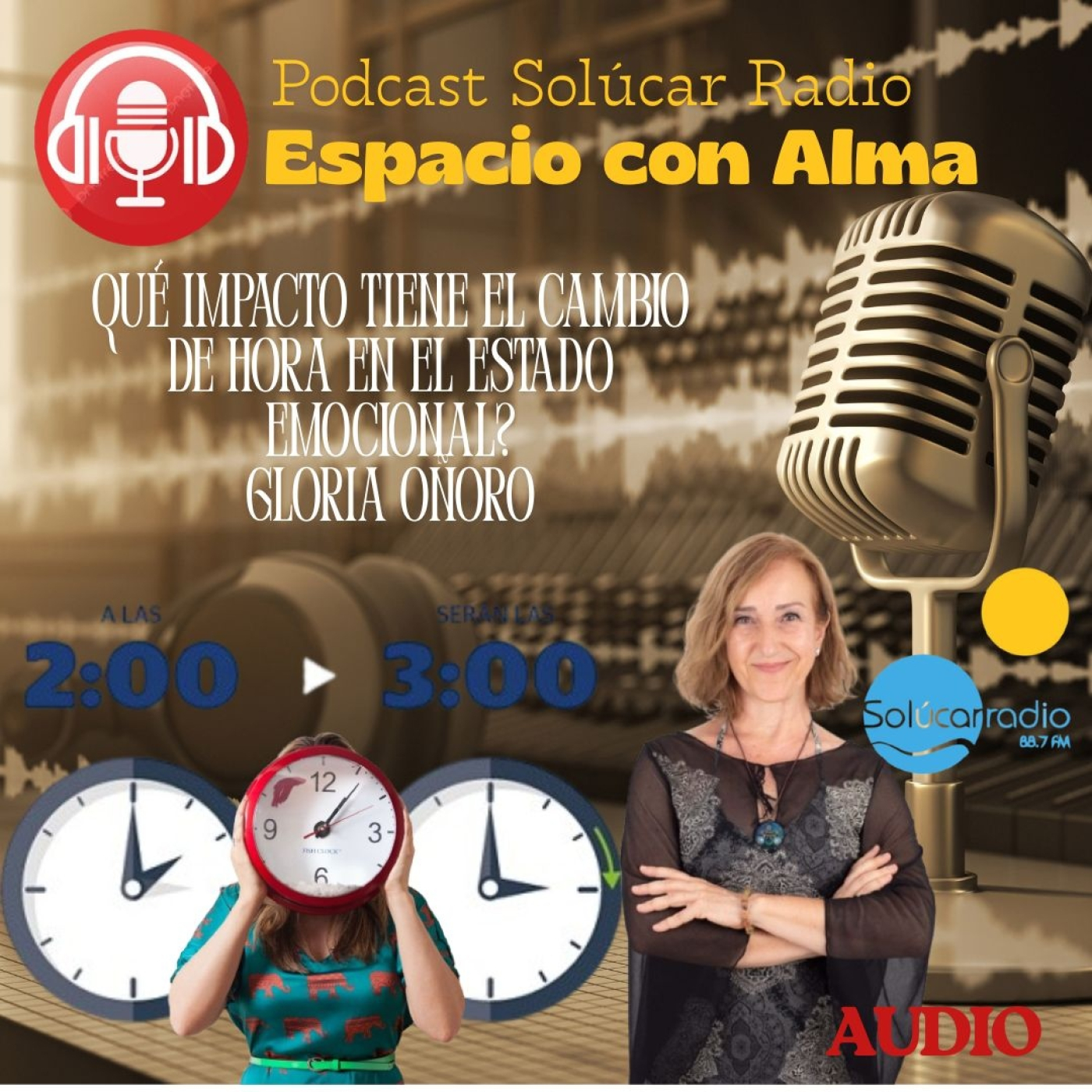 ESPACIO CON ALMA Gloria Oñoro, el cambio de hora en el estado emocional? episode artwork