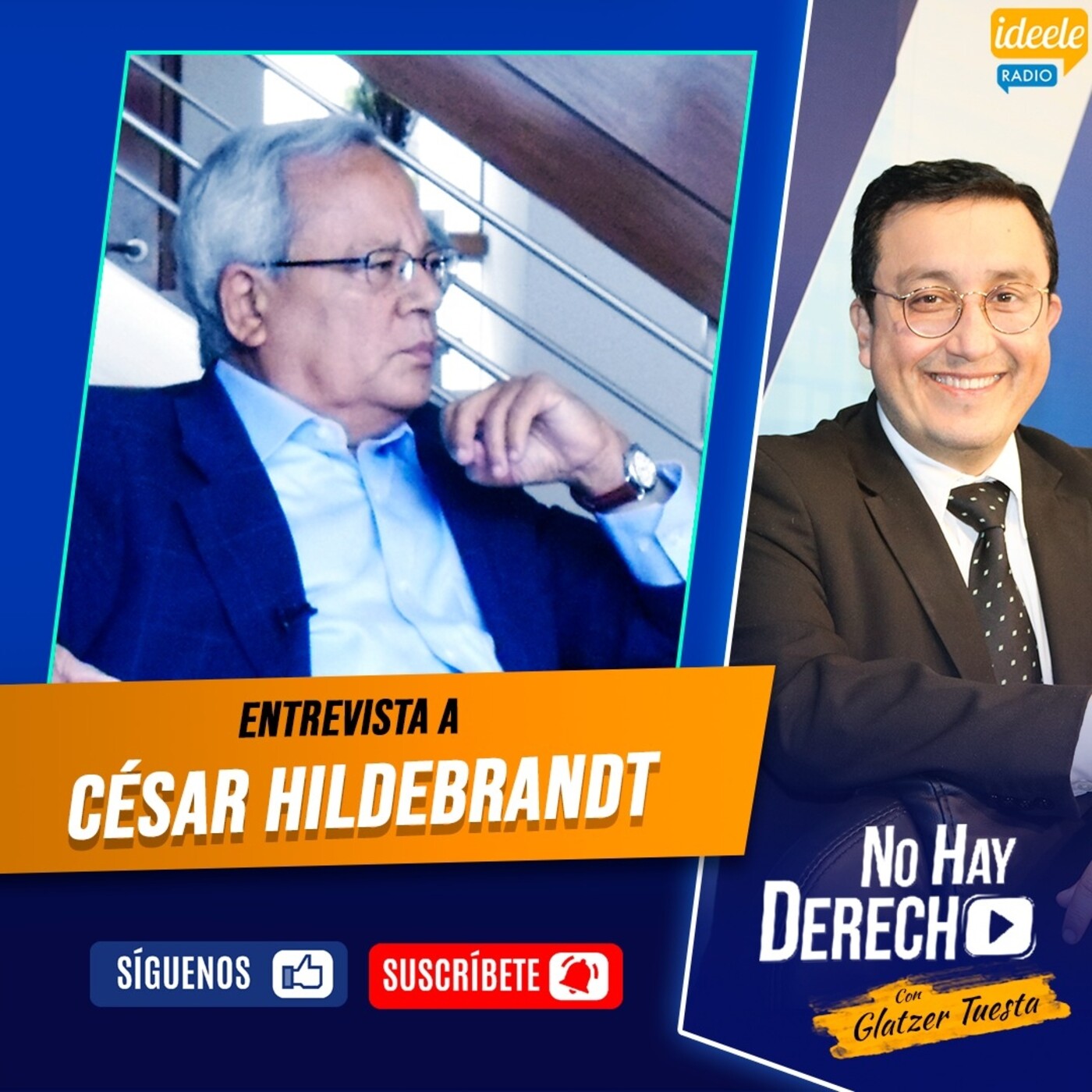 Entrevista a César Hildebrandt en No Hay Derecho de Ideeleradio episode artwork
