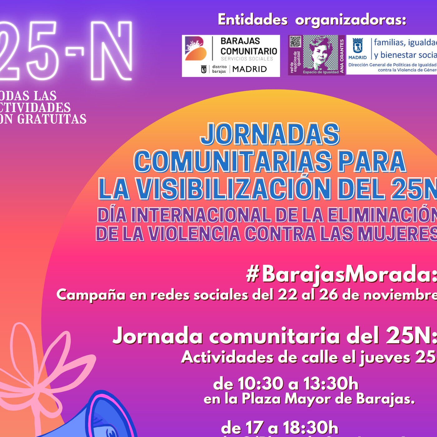 Acto sociocomunitario en Barajas por el 25 N episode artwork