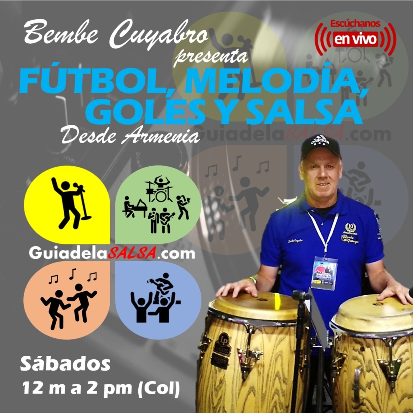 FUTBOL, MELODIA, GOLES y SALSA.