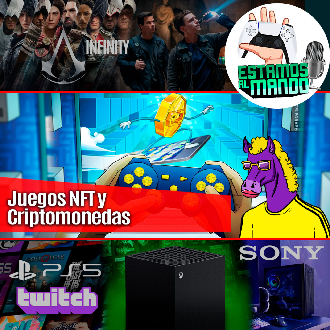 EAM 4-8 Juegos NFT Que son? Superproducciones en Xbox, Assassin's creed Infinity