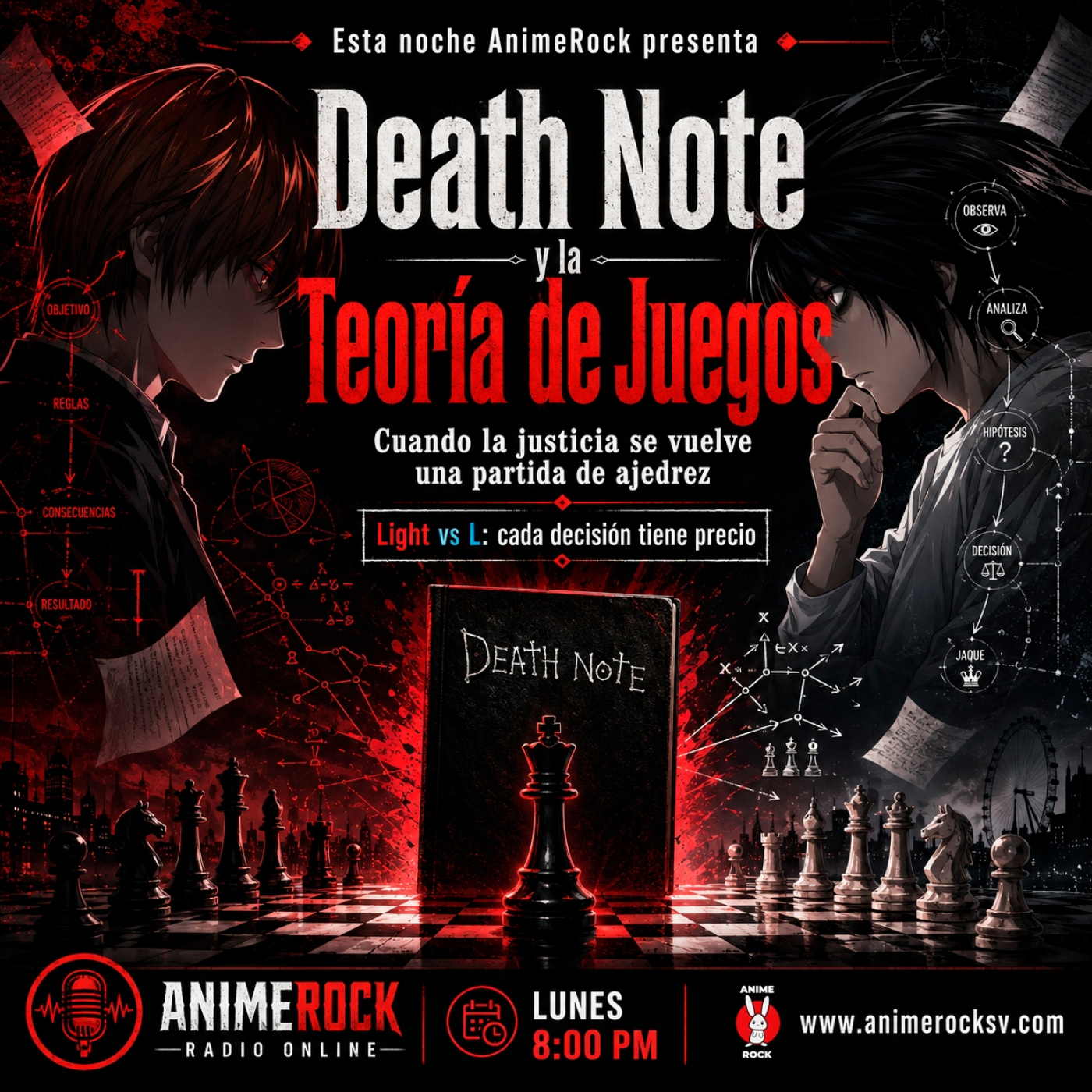 Death Note y la Teoría de Juegos animerock 19 Mayo 2026 episode artwork
