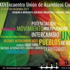 Audio convocatoria 25° Encuentro de la Unión de Asambleas Ciudadanas