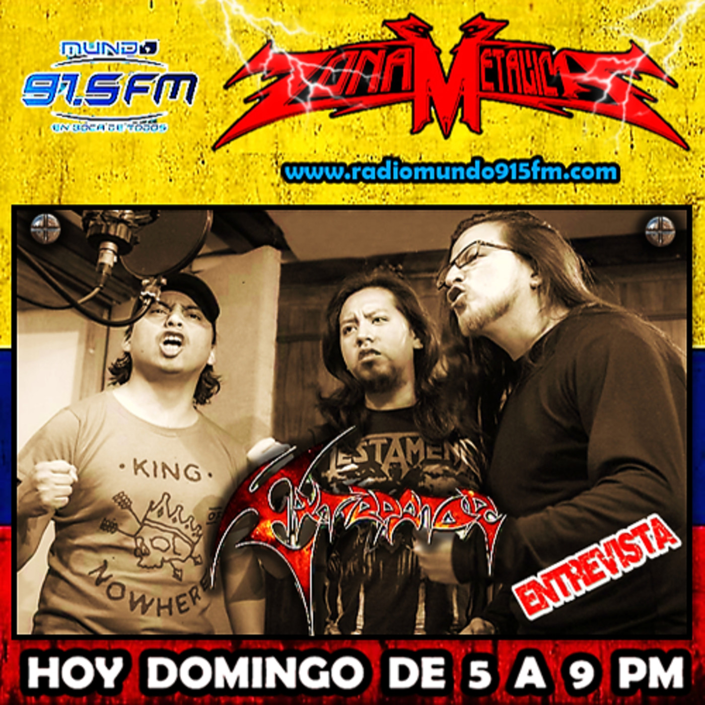 ZONA METÁLICA ENTREVISTA A EXPLOSIVE Y EXTIRPATOR 17-noviembre-2019 episode artwork