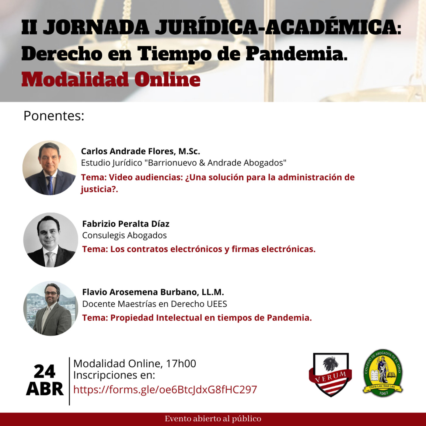 Eventos Jurídicos-Académicos