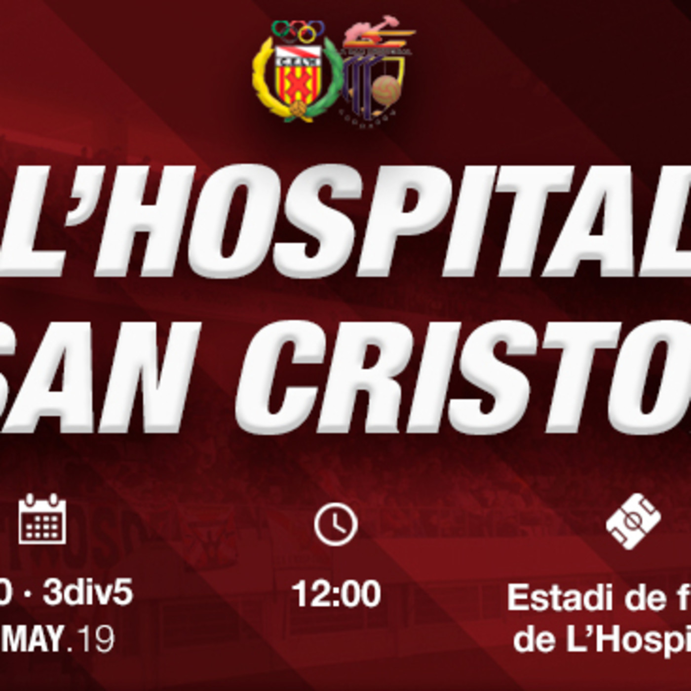 Partidos C. E. l\'Hospitalet temporada 18/19
