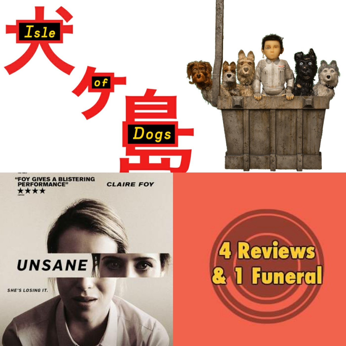 4 Reviews & 1 Funeral