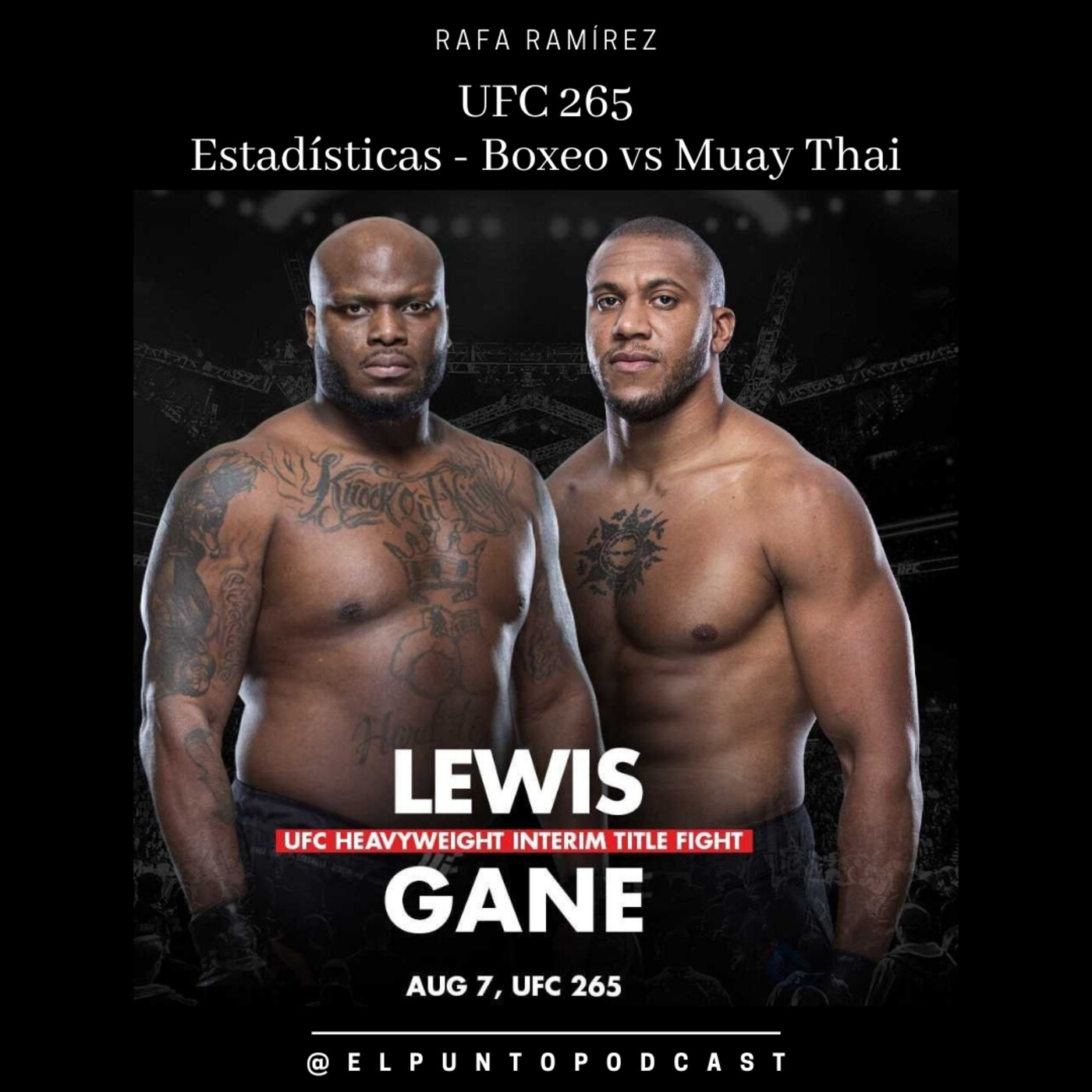 UFC 265 Lewis vs Gane - Estadísticas, Boxeo vs Muay Thai episode artwork
