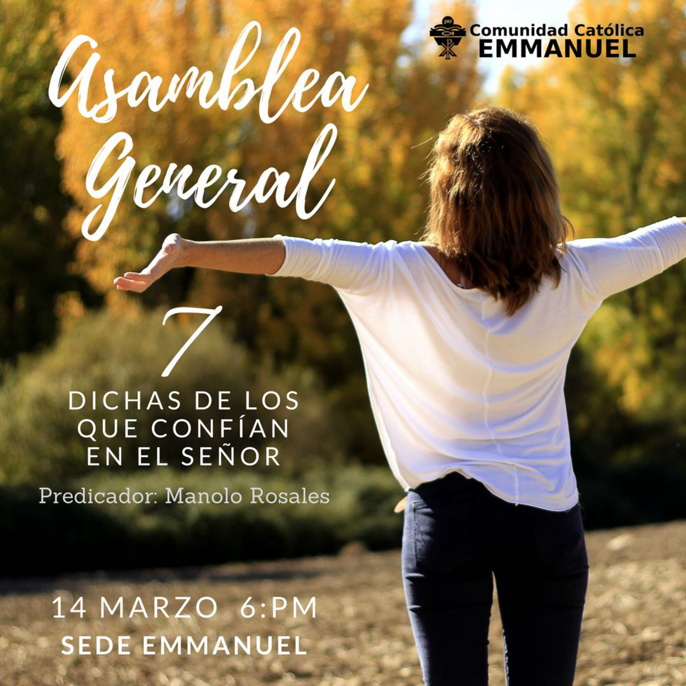Predicas Asamblea General, Comunidad Católica Emma