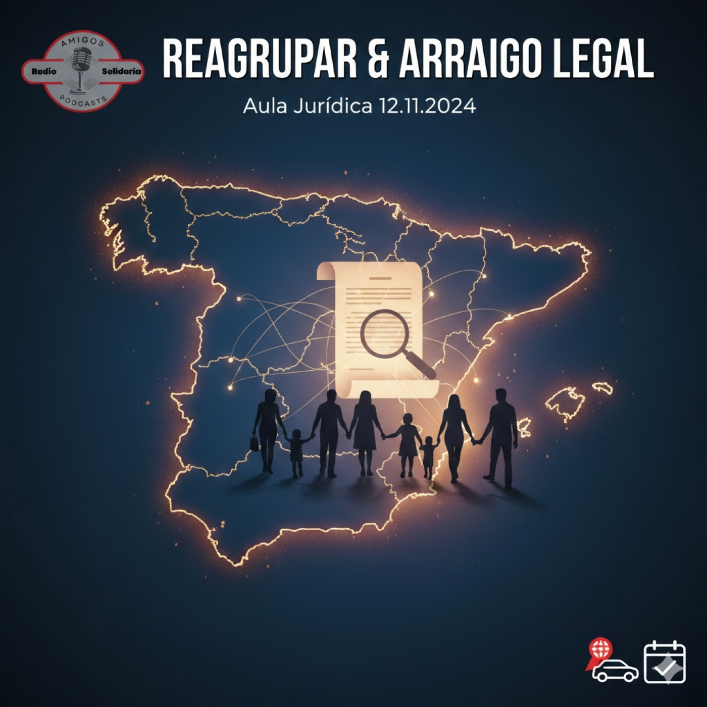 Cómo reagrupar familiares y el arraigo por formación - Aula Jurídica (12-11-2024) episode artwork