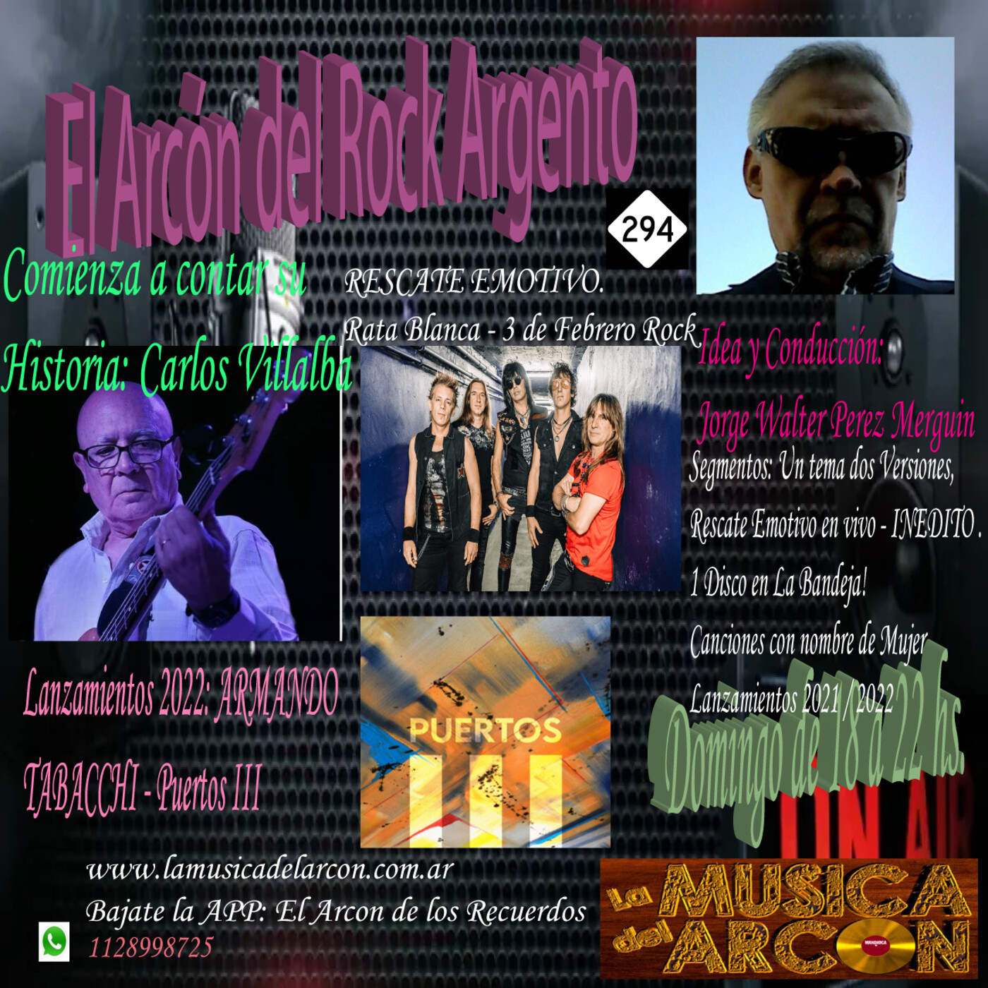 El Arcon del Rock Argento - Emision nº 294 con Carlos Villalba - 26-06-2022 episode artwork