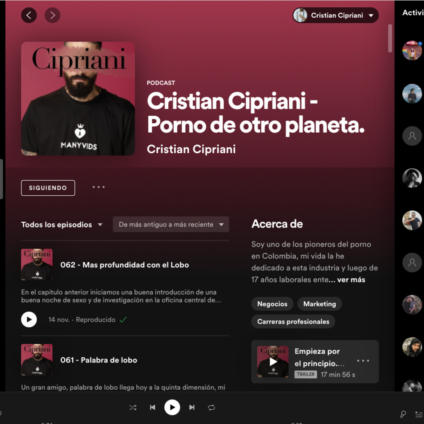 Cristian Cipriani - Porno de otro planeta.
