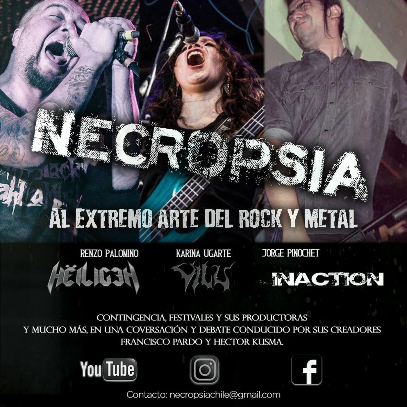 Necropsia al Extremo Arte del Rock y Metal
