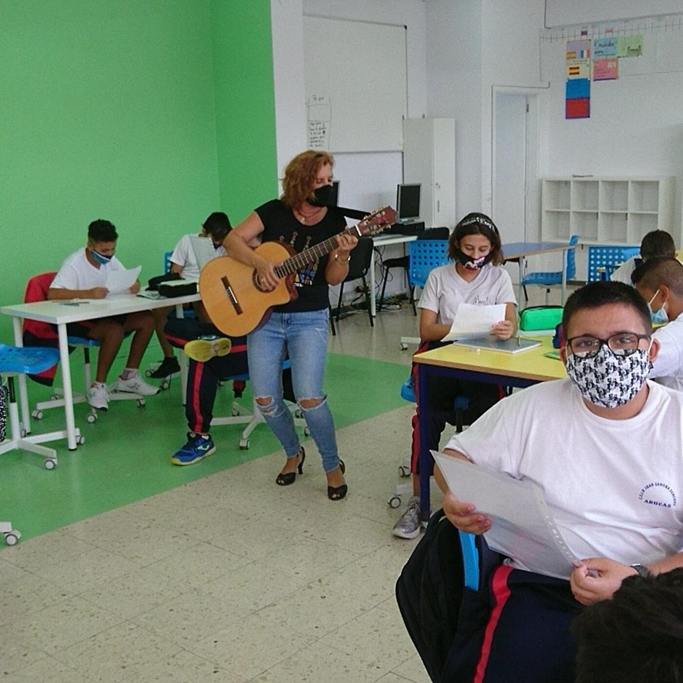 Sin Miedo cantado por el alumnado de 6º CEIP en Arucas