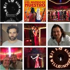 El Mundo es Nuestro lleno de Cabaret tras una pantalla de televisión