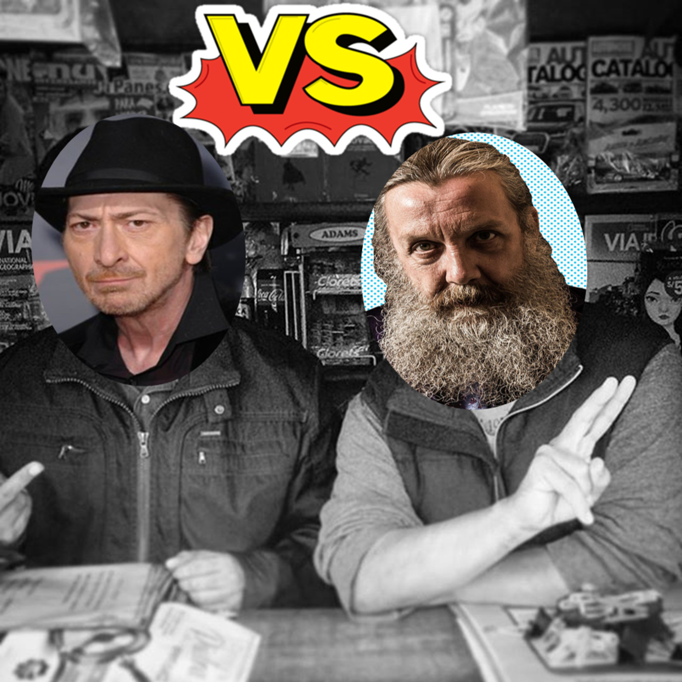 2VK episodio 31-2 - Frank Miller Vs. Alan Moore episode artwork