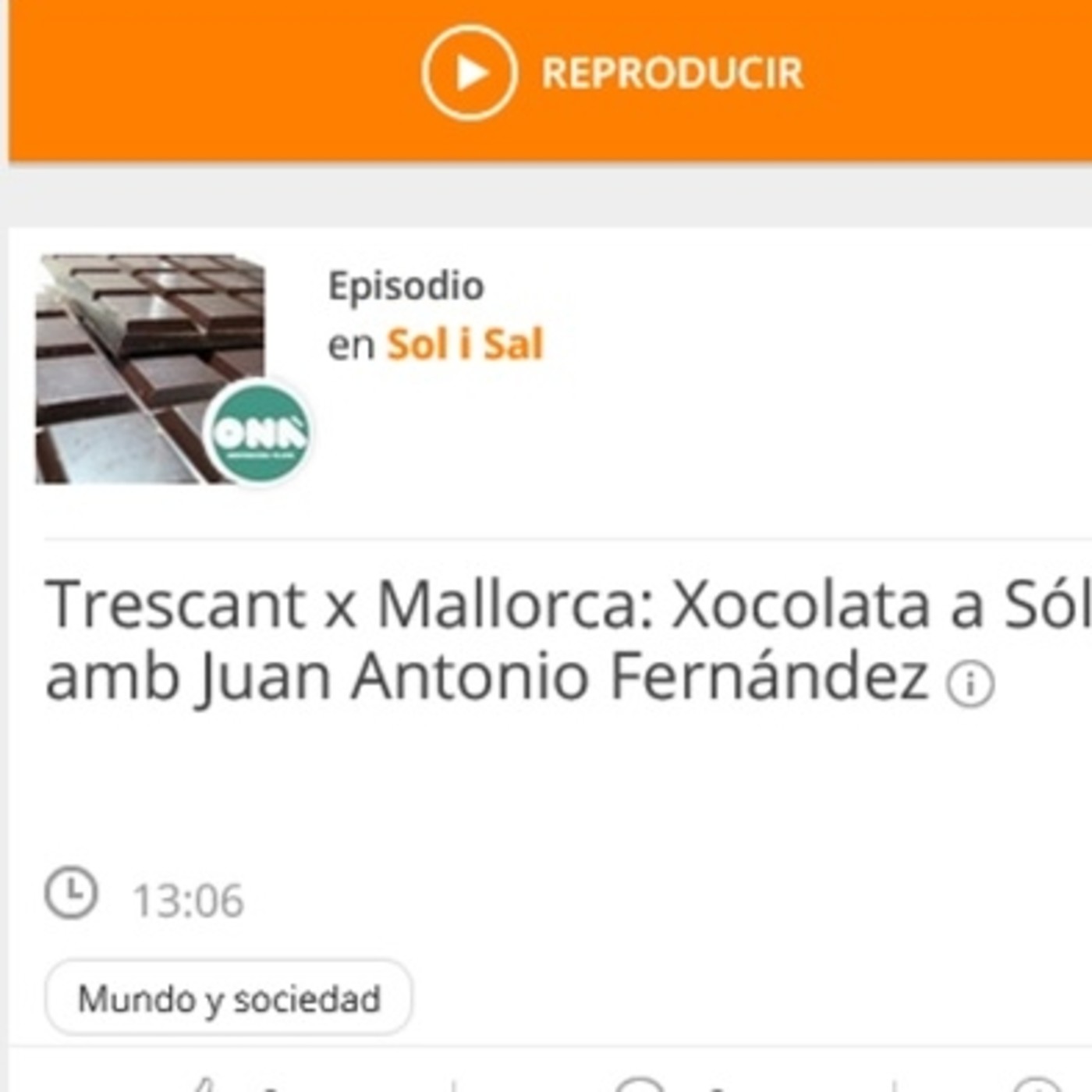 Bons aliments i gastrociència. IB3 Ràdio