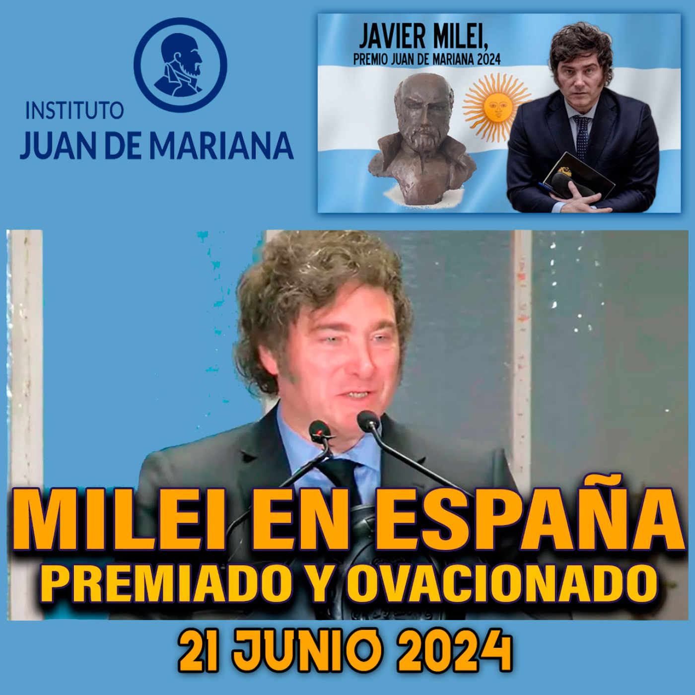 cover of episode MILEI EN ESPAÑA FUE PREMIADO Y OVACIONADO EN UNA CENA HISTÓRICA