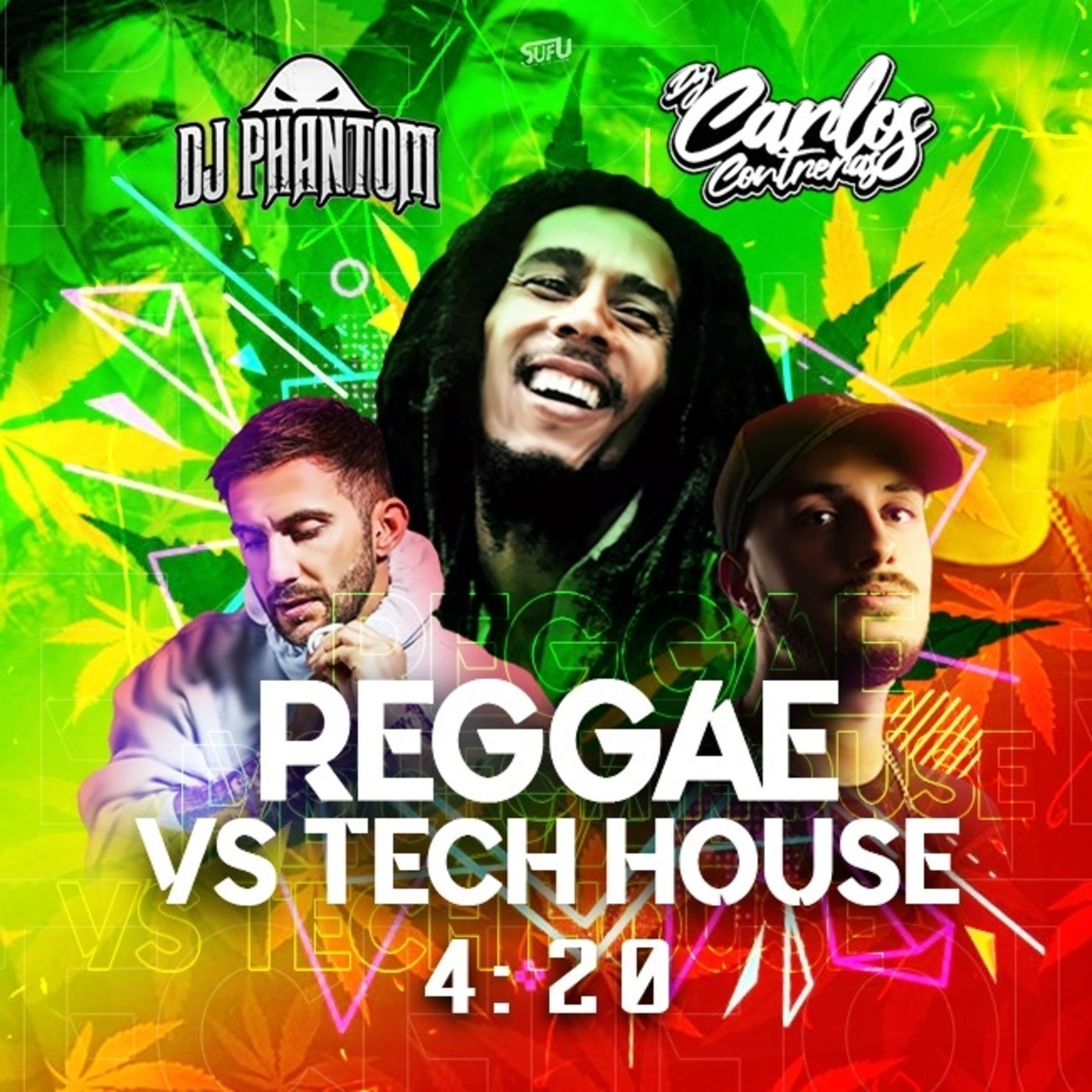 Mix 4:20 Reggae Vs Tech House ft Dj Carlos Contreras episode artwork