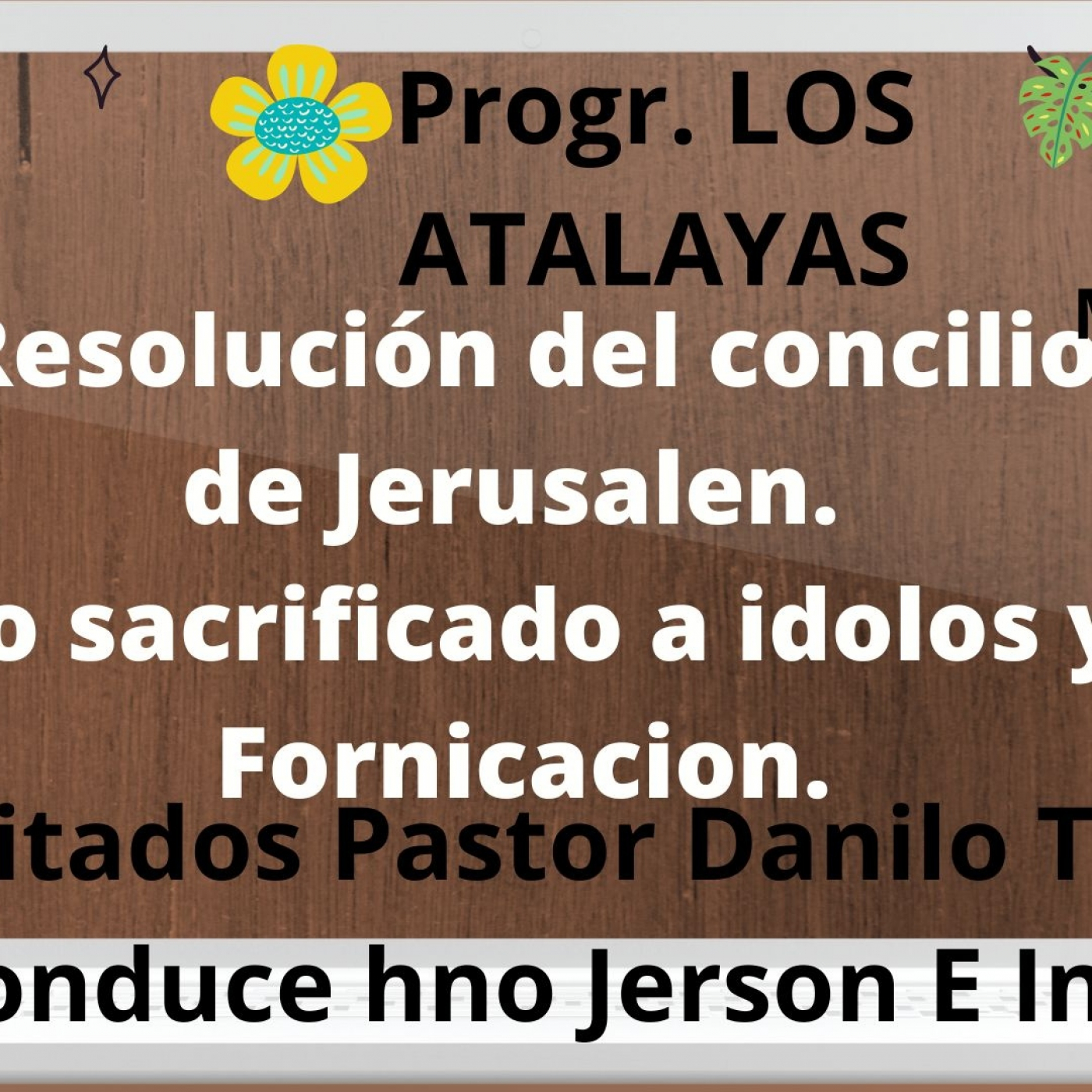 UNA VOZ EN ORACIÓN