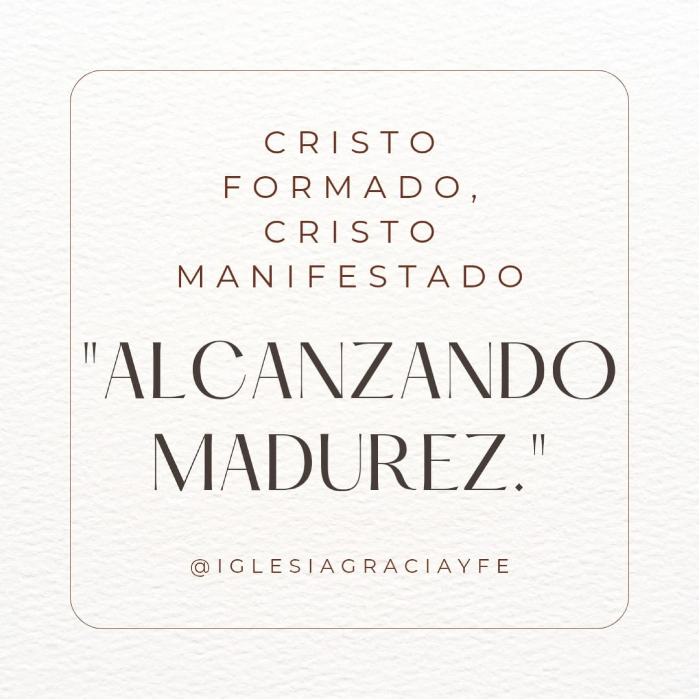 Alcanzando madurez (Cristo formado, Cristo manifestado 45) - Pastor Kenneth Solá episode artwork