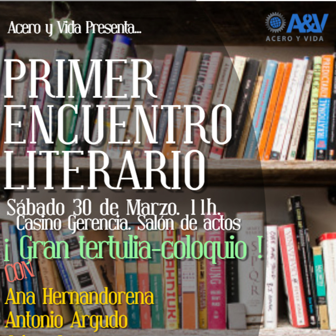 ACERO Y VIDA.ESPECIAL PRIMER ENCUENTRO LITERARIO episode artwork