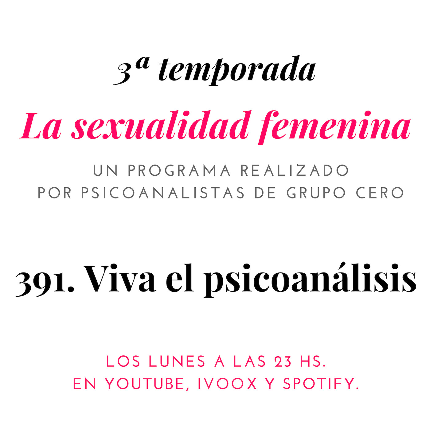 La sexualidad femenina radio.