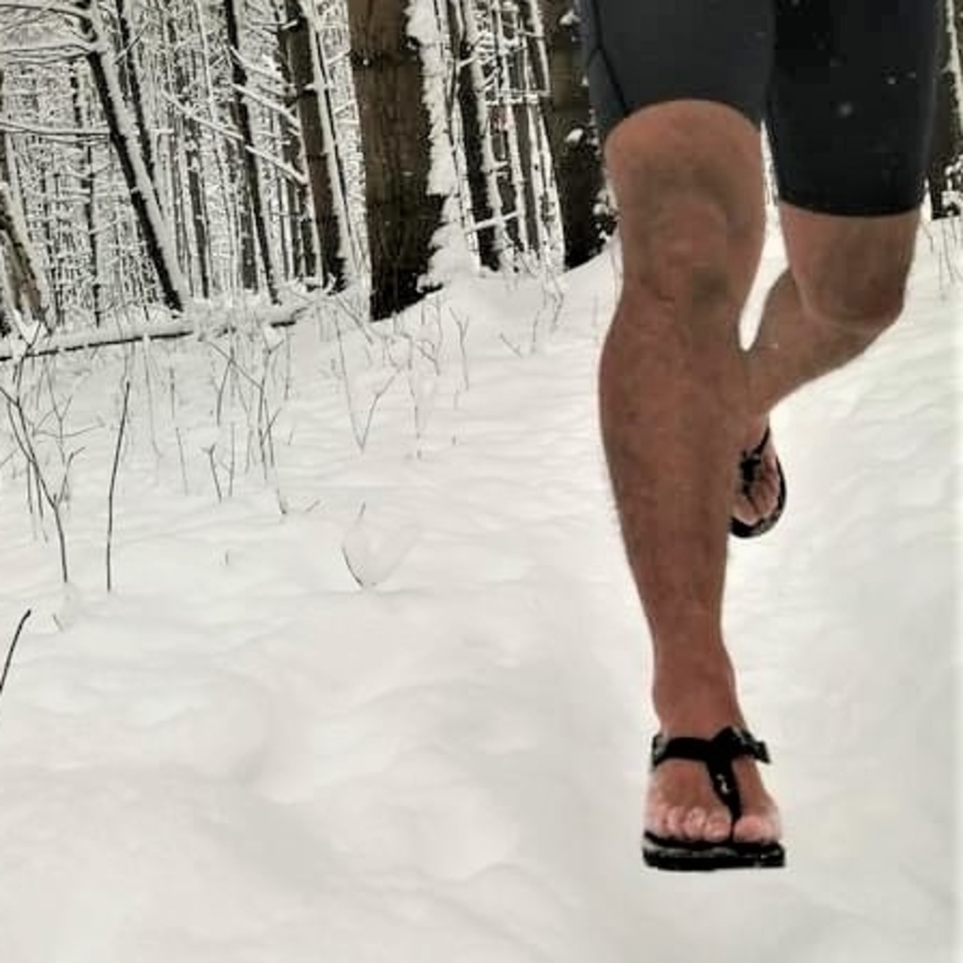 DESCALCISMO EXTREMO: Correr descalzo por nieve y rocas a -10º Karim El Hayani.