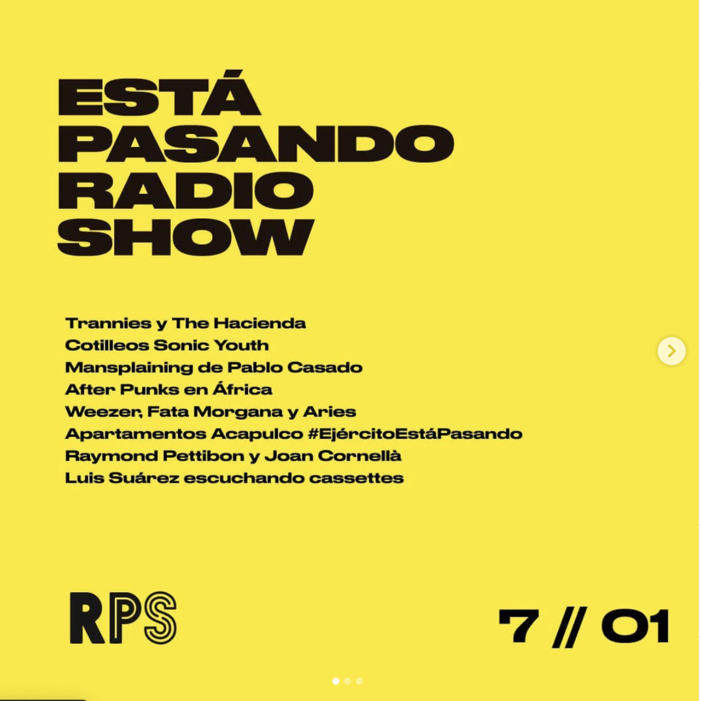 ESTÁ PASANDO RADIOSHOW.