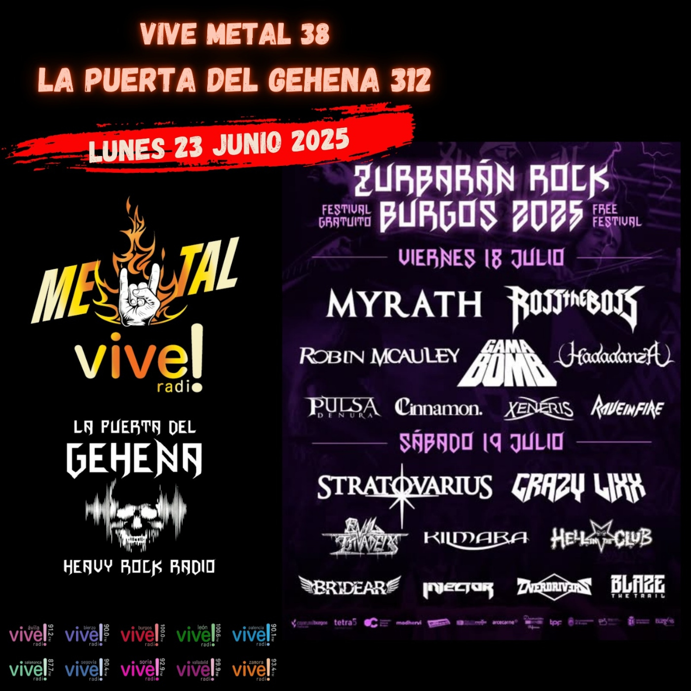 VIVE METAL Y LA PUERTA DEL GEHENA